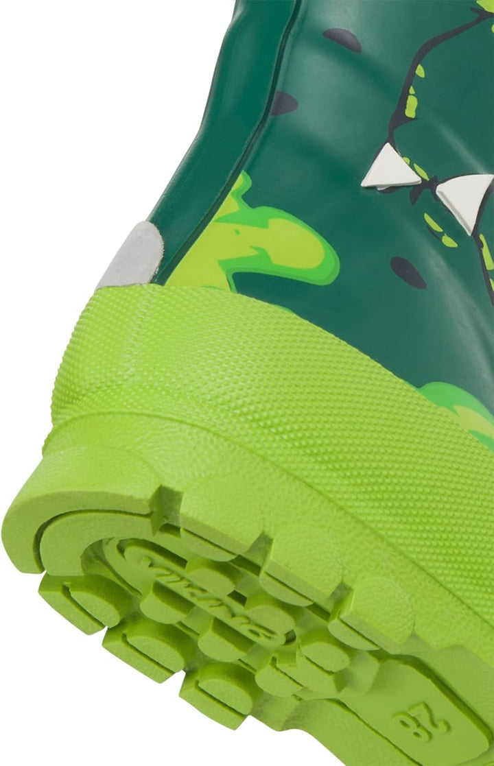 Viking Jolly Print Gummistiefel Unisex Kinder 38 EU Bottlegreen Multi, 38 EU Bottlegreen Multi