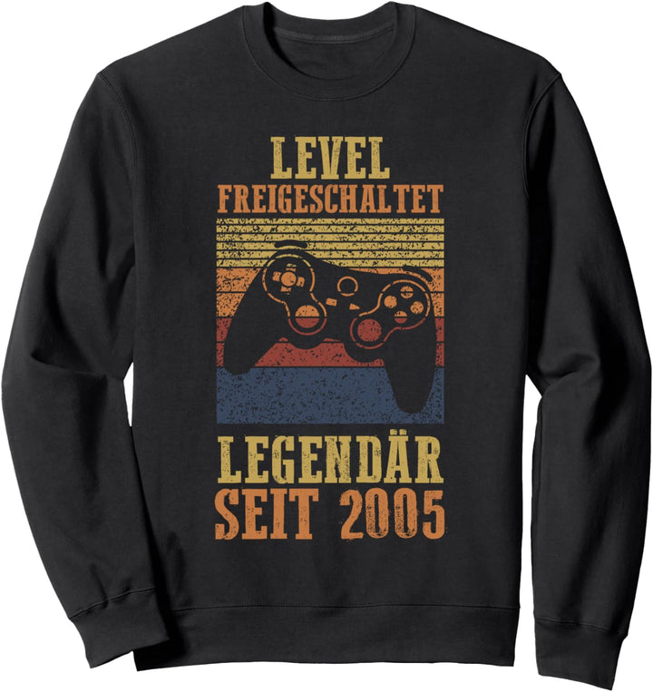 18 Jahre Geburtstag Jahrgang 2005 Sweatshirt