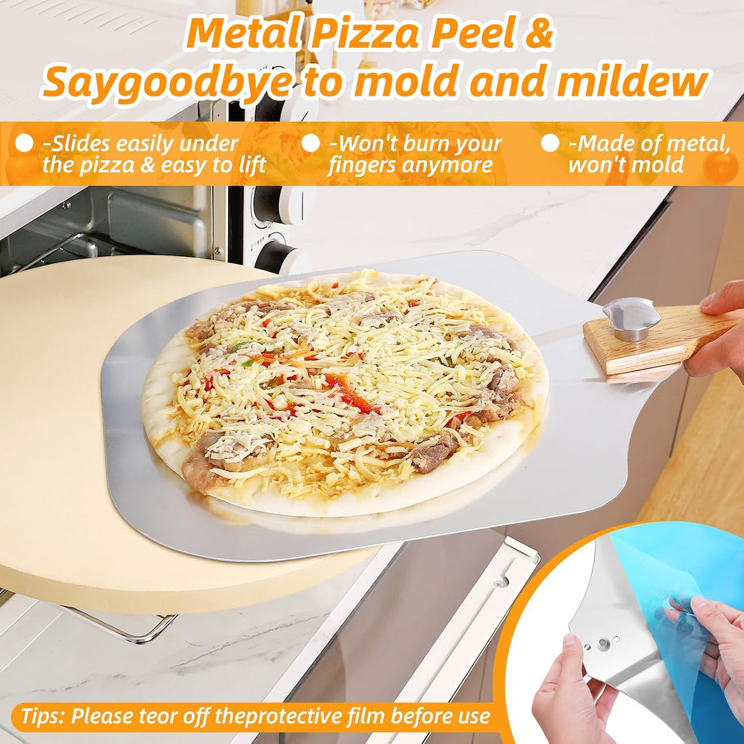 Pizzastein Round 5er Set 15" Round, 15" Round