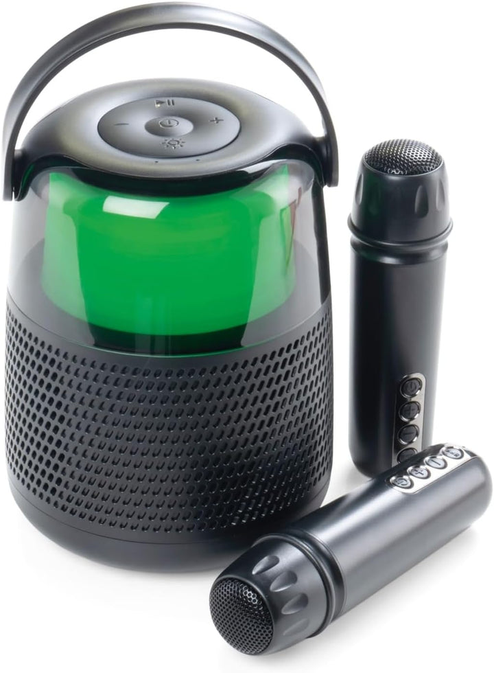 Maginon KKS-2M Karaoke Maschine mit 2 Mikrofonen Kinder Bluetooth Karaoke-Anlage Wireless Lautsprech