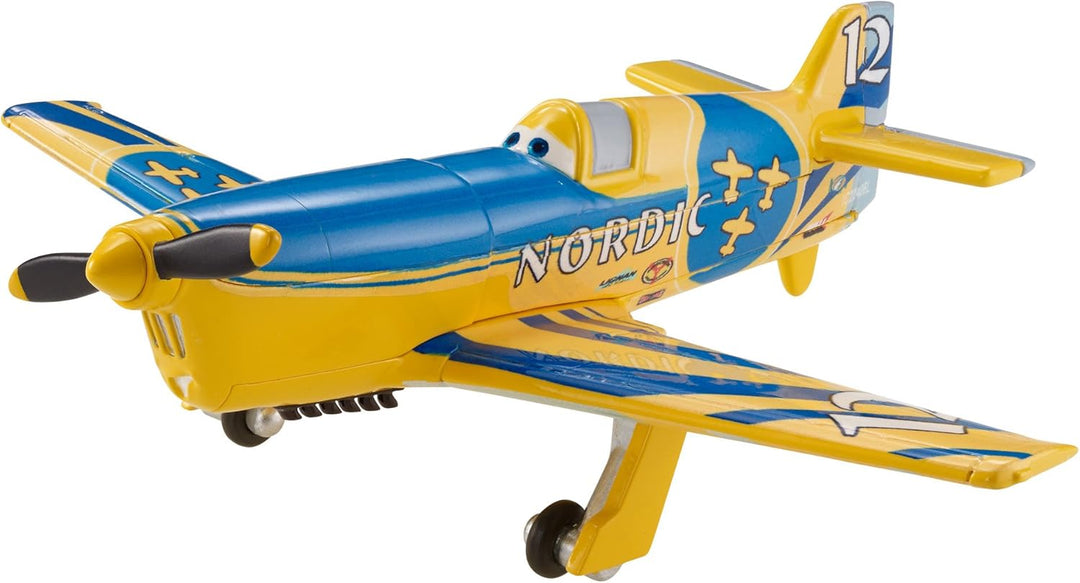 Mattel 25X9459 - Disney Planes Gunnar Viking Diecast Aircraft, Spielzeugfigur, Gunnar Viking