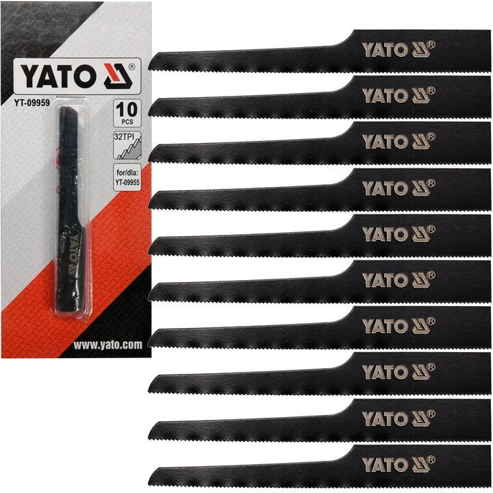 BandelOne enthält 10tlg Yato Sägeblatt-Satz Stichsägeblatt für Mini-Druckluft-Karosserie-Stichsäge