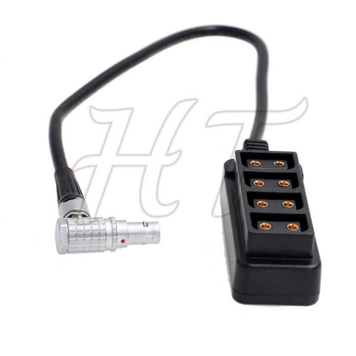 HangTon Right Angle 0B 2 Pin D-Tap 4 Port Outlet Power Splitter Adapter 24 Zoll für ARRI Alexa RED D