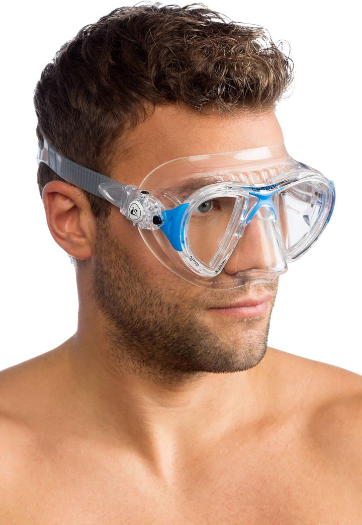 Cressi Nano Taucherbrille UNI Blau, UNI Blau