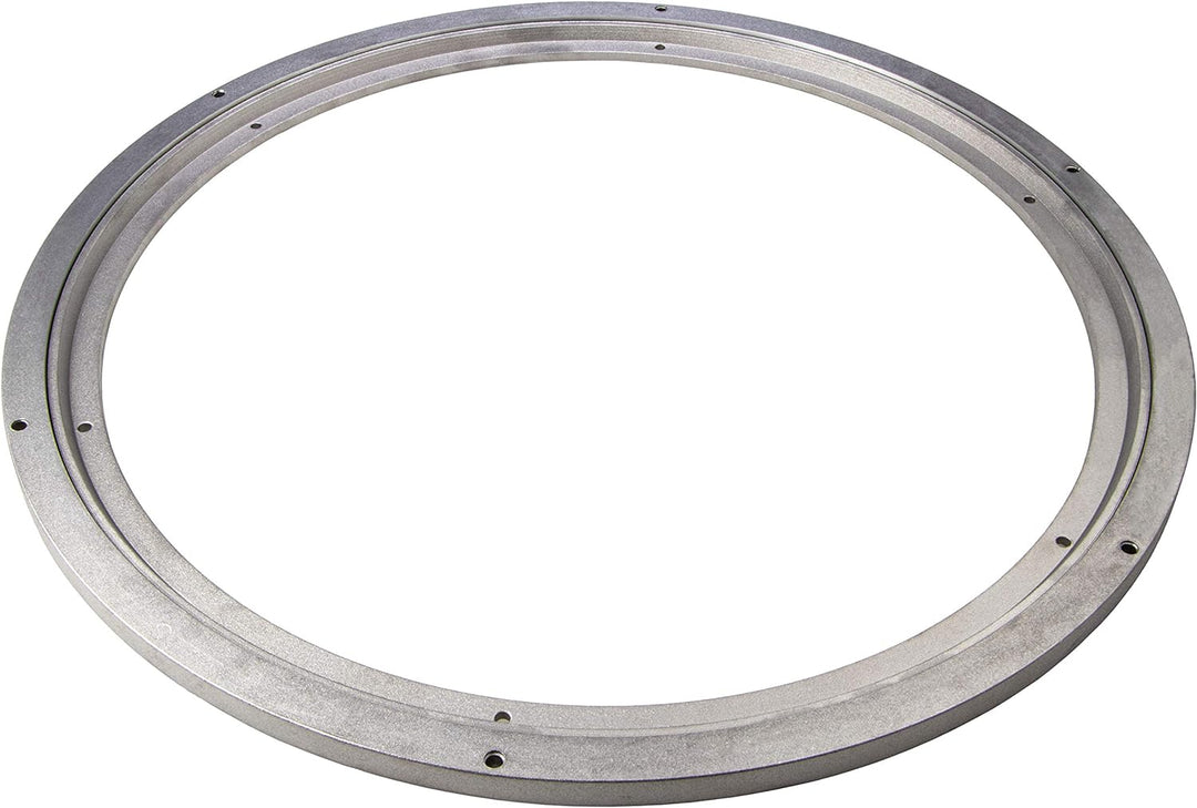 Gedotec Schwerlast-Drehbeschlag 360° Drehscheibe drehbar Ø 450 mm | Drehteller Stahl silber | Druckk