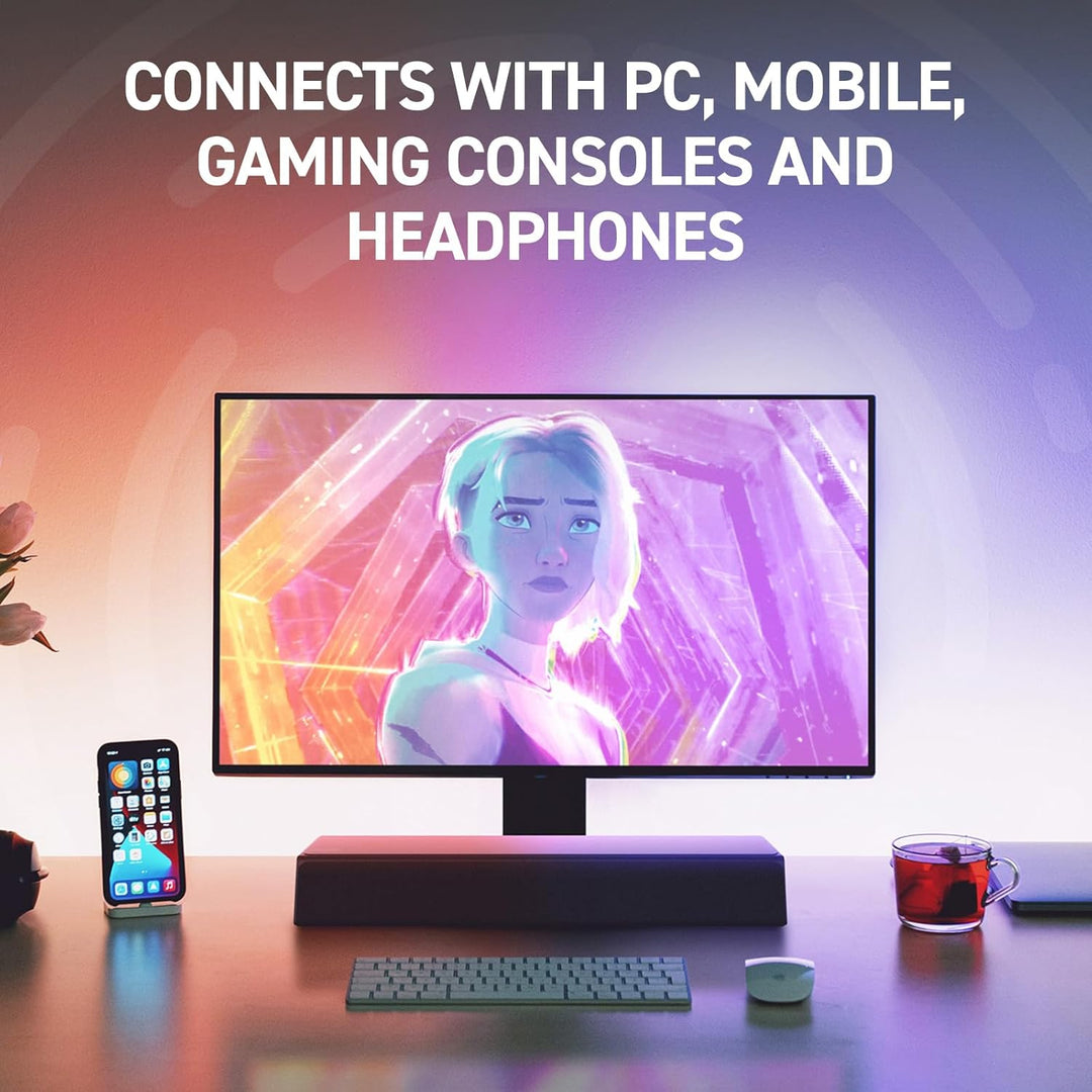 CREATIVE Stage SE Mini Kompakte Untermonitor-Soundbar mit Bluetooth 5.3, USB-Digital-Audio, für PC u