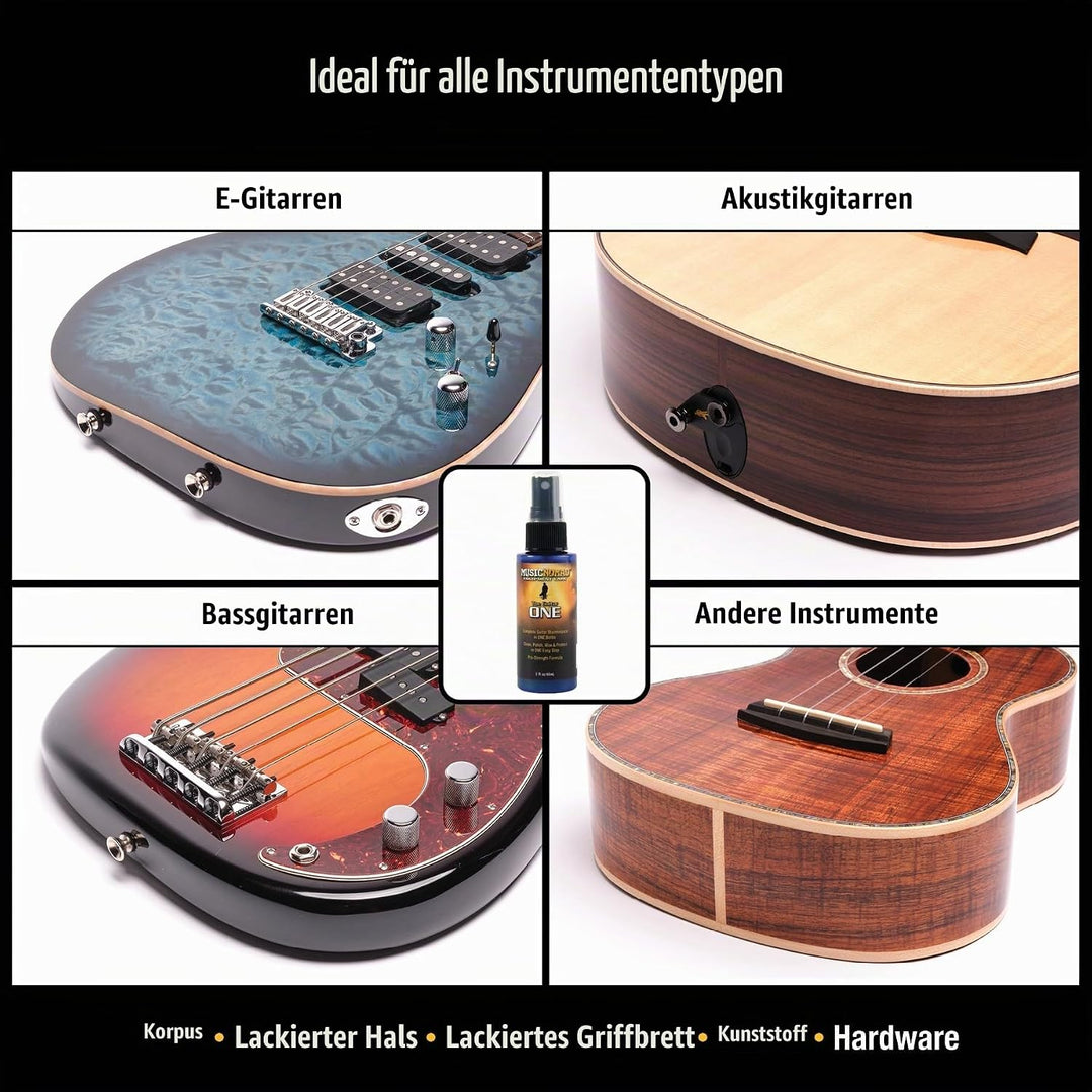 MusicNomad MN140 Premium Guitar Care 3Piece Kit Einzeln, Einzeln