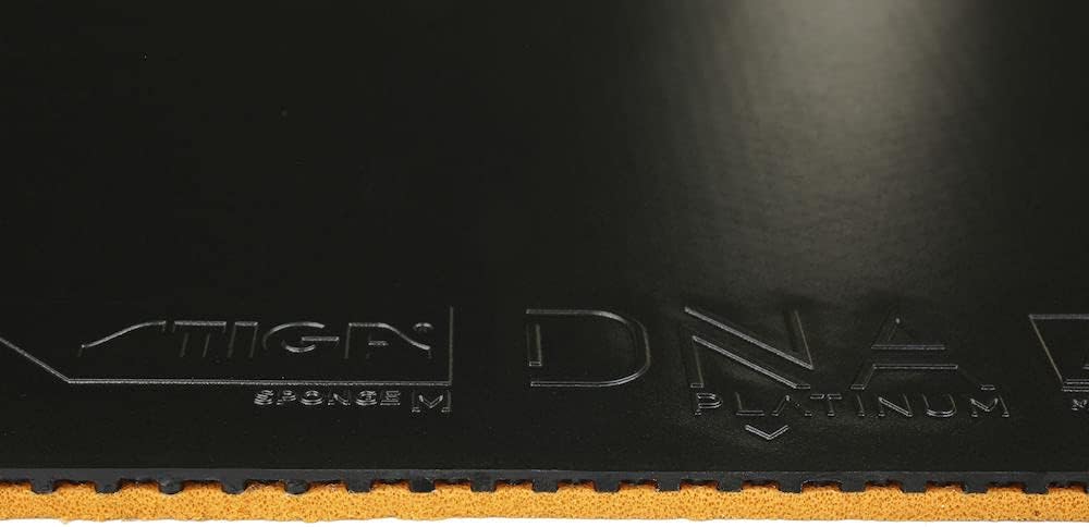 Stiga Unisex-Adult DNA Platinum M Tischtennisbelag 2.1 Schwarz, 2.1 Schwarz