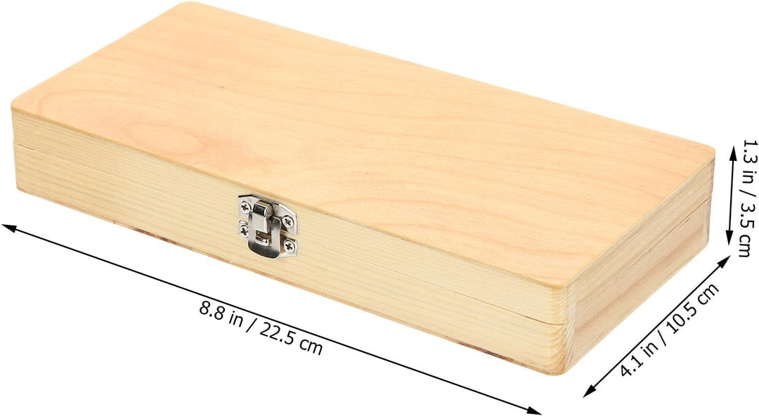 HOMSFOU Mikroskop Objektträgerbox für 50 Objektträger Aufbewahrungsbehälter mit Deckel für Mikroskop