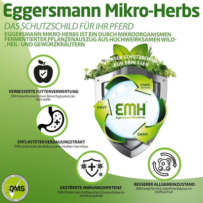 Eggersmann EMH Struktur Equichamp – Pferdemüsli mit Lebendhefe Yea-Sacc 1026 – Unterstützt Gewichtsz