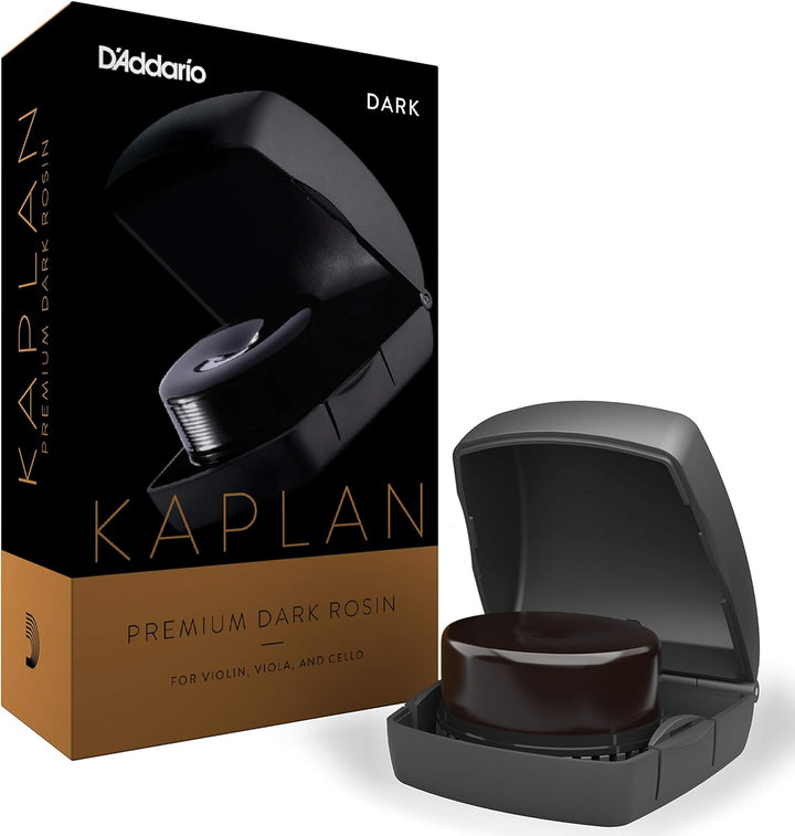 Gewa 415318 Parketschoner Walnuss & D'Addario Kaplan Prämium-Kolophonium | dunkel | sicher verpackt