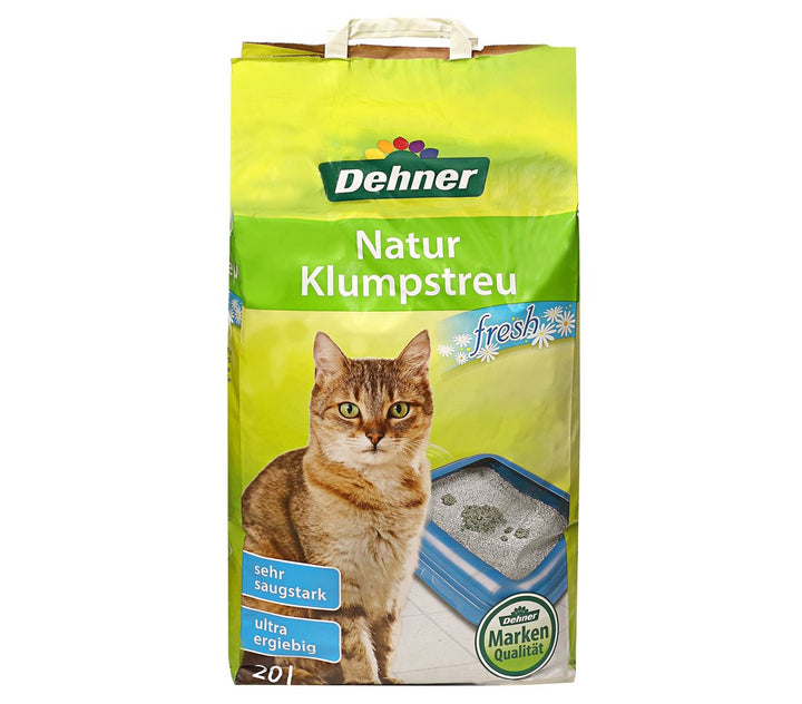 Dehner Natur Klumpstreu fresh, Naturton, 20 l 1 stück (1er Pack), 1 stück (1er Pack)