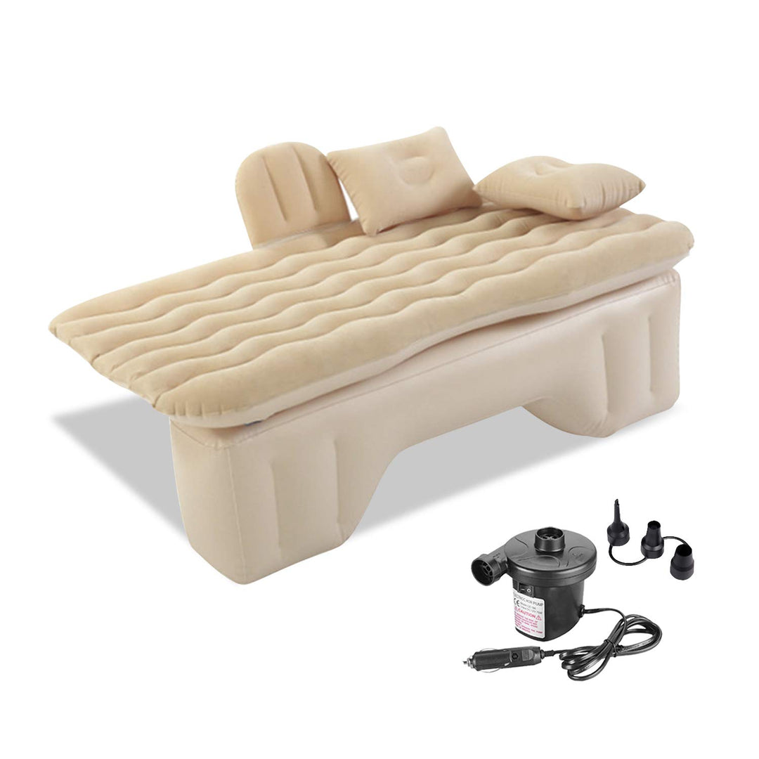 Ergocar Auto Luftmatratze Aufblasbare Matratze mit Pumpe Air Bett Camping Auto Kissen für Reisen Cam