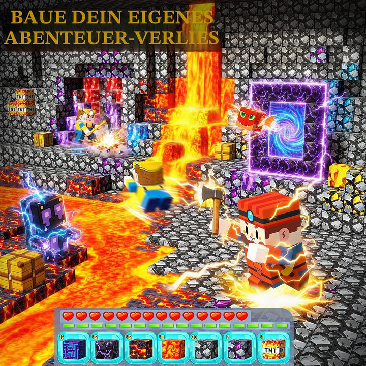 Abnehmbare Magnetische Bausteine - 507 Teile Magnetbausteine Magnetspielzeug - Desmontables Magnetis