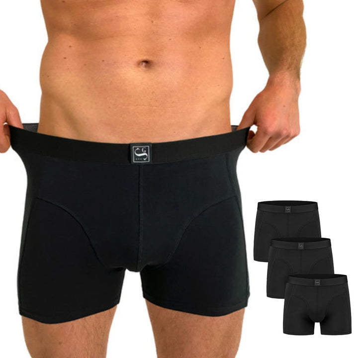 SITZTGUT Boxershorts Herren aus Baumwolle - Trocknergeeignet, Kratzfrei ohne Etikett, Bequeme Passfo