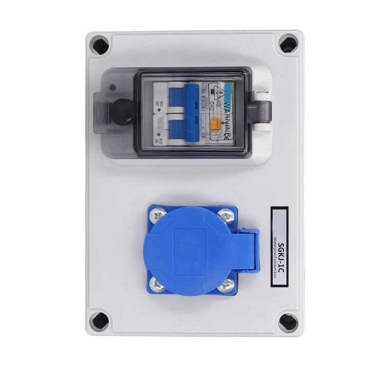 Steckdose, Steckdosenbox ABS Shell 200-250V 10-16A für Innen- und Aussenbereiche
