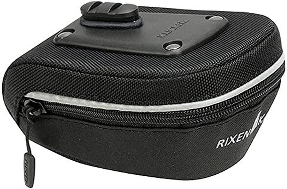 KLICKfix 0299M Unisex-Adult Farradtasche Micro Sport 40 Schwarz Satteltasche, 6.5 x 14 x 9 cm, 0.4 l