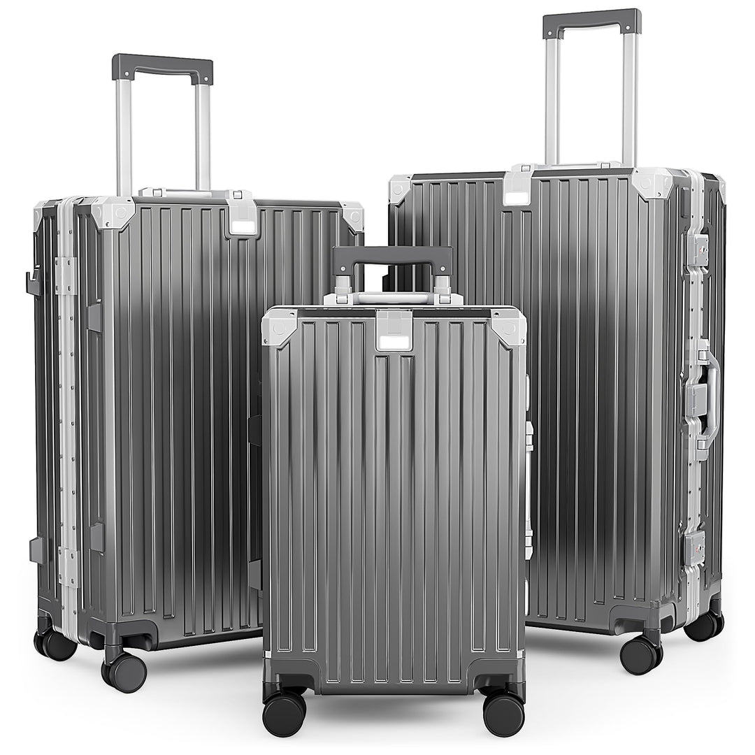 ALPHA CAMP Koffer Set M L XL Reisekoffer TSA Schloss Hartschalenkoffer Set Gross Kofferset 3 teilig