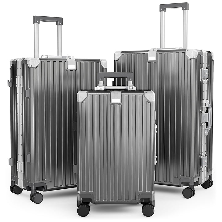 ALPHA CAMP Koffer Set M L XL Reisekoffer TSA Schloss Hartschalenkoffer Set Gross Kofferset 3 teilig