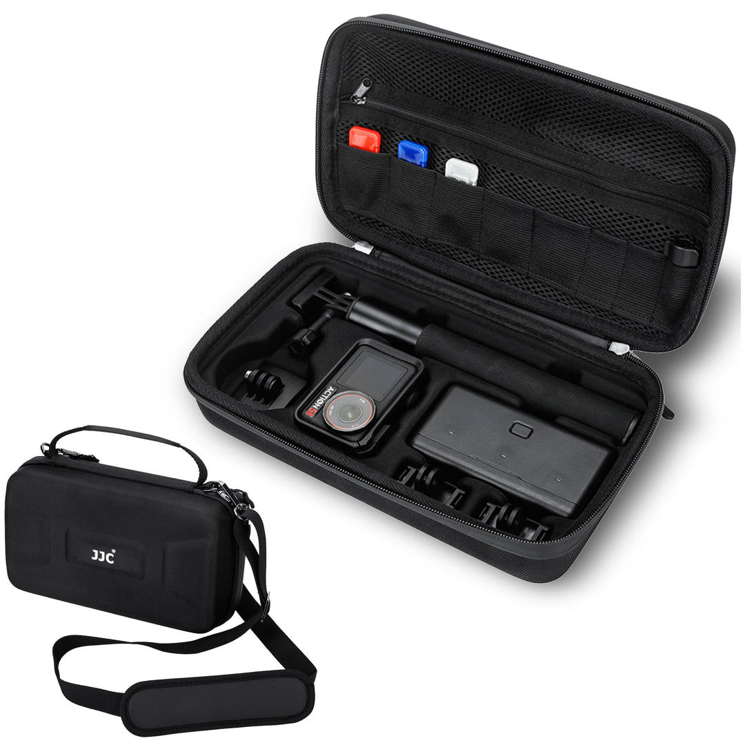 EVA Umhängetasche für DJI Osmo Action 5 Pro Tasche,Koffer für DJI Osmo Action 5 Pro/4/3 mit 3 Micro