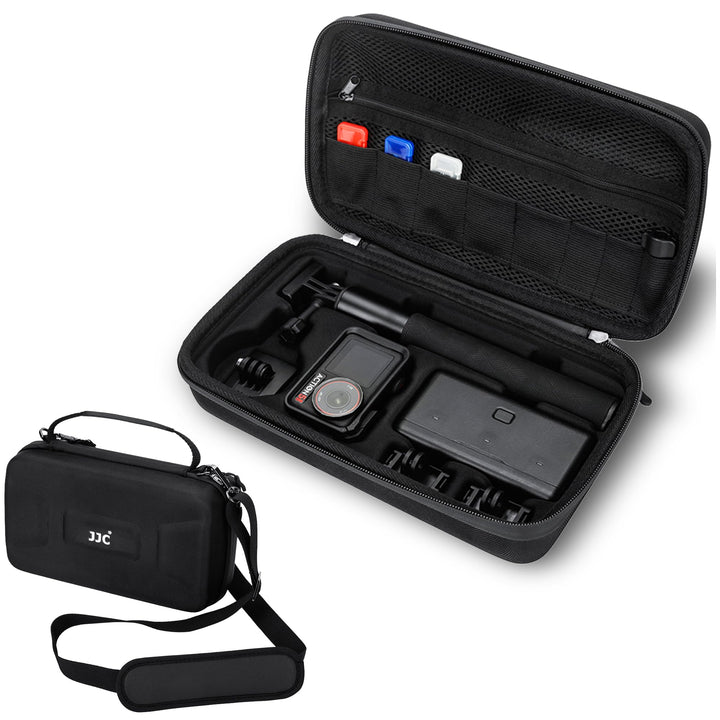 EVA Umhängetasche für DJI Osmo Action 5 Pro Tasche,Koffer für DJI Osmo Action 5 Pro/4/3 mit 3 Micro