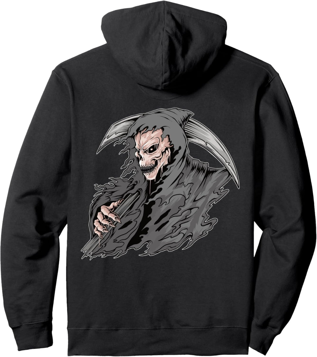 Sensenmann Engel des Todes Damen Herren Pullover Hoodie