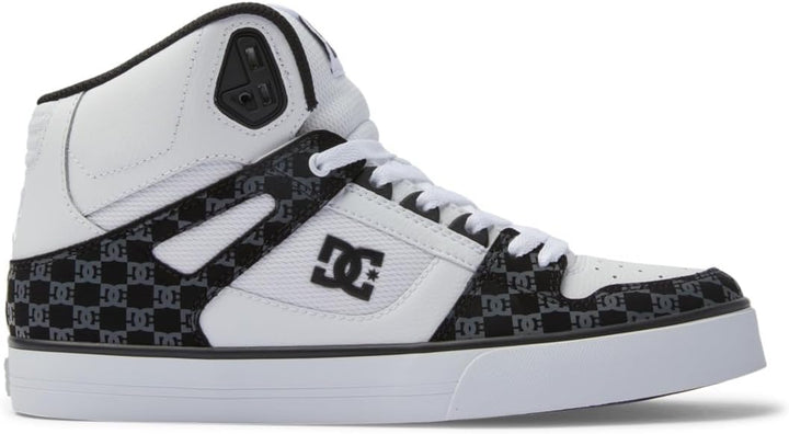 DC Shoes Herren Pure High-top WcSneaker 47 EU Black White Monogram, 47 EU Black White Monogram