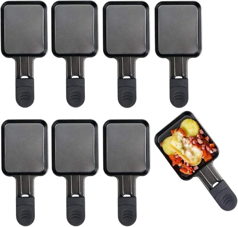 Raclette Pfännchen Ersatz Mini Pfännchen Raclette Edelstahl Antihaftbeschichtet für den Raclette Gri