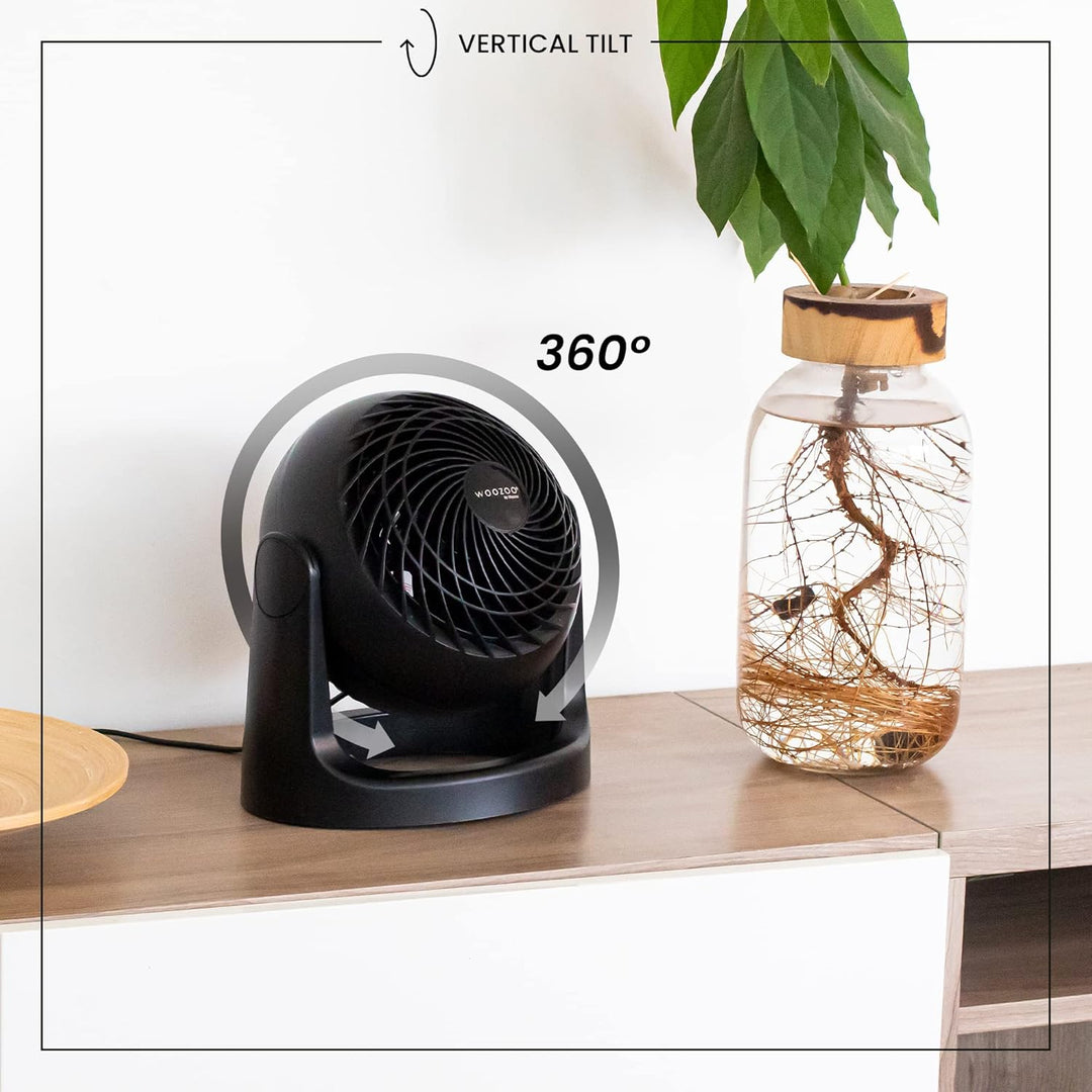Woozoo 530451 ® by Ohyama, Leistungsstarker, leiser Ventilator / Tischventilator, 30W, Patentierte 3