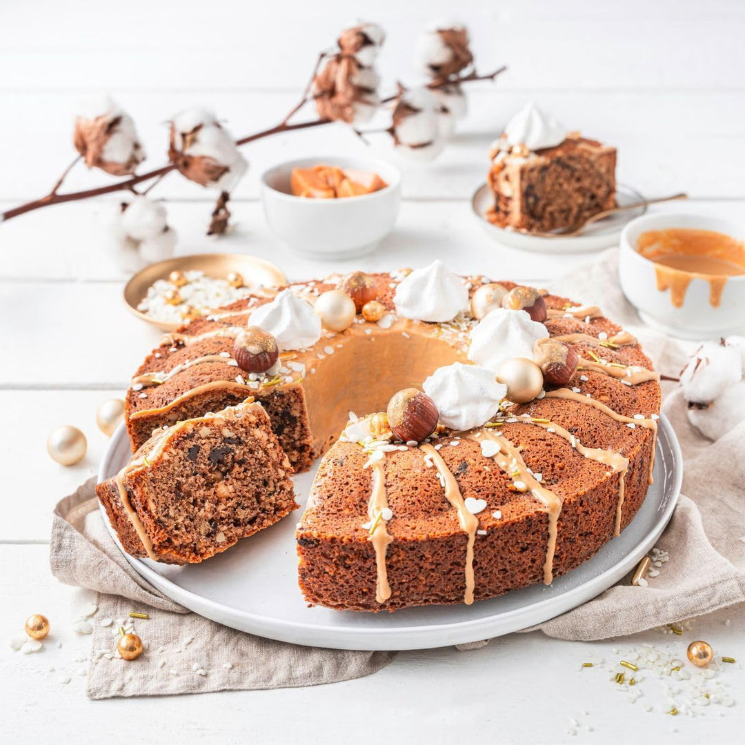 Dr. Oetker 4er Backformen-Set Back-Harmonie, Springform (Flach- und Rohrbodeneinsatz), Kastenform un