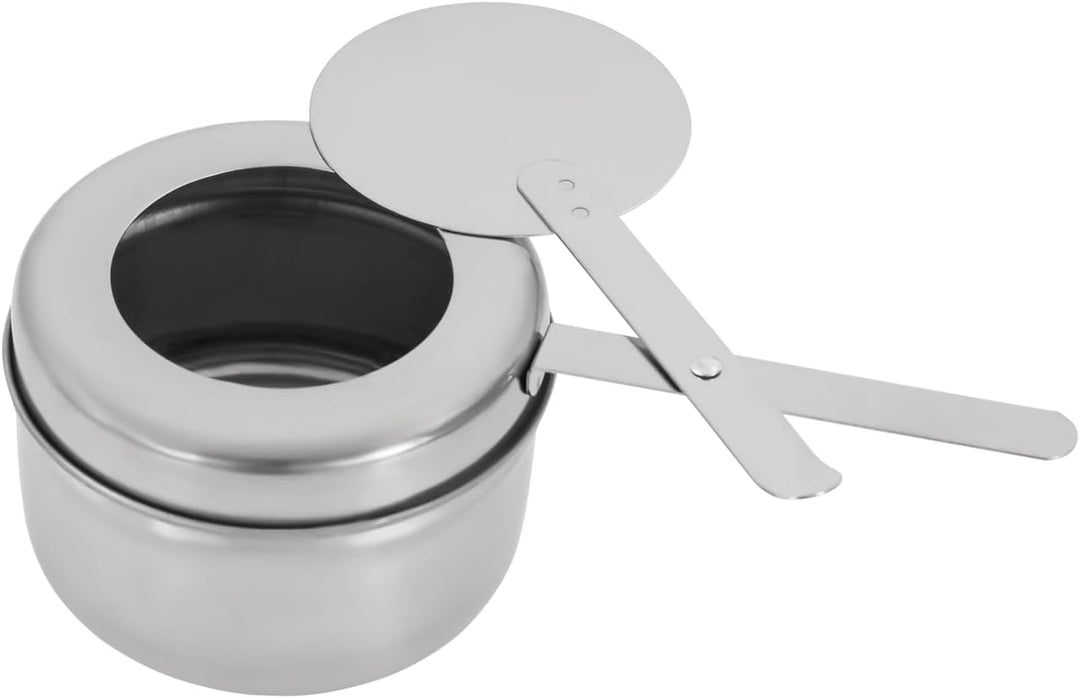 Edelstahl Warmhaltebehälter, 9 L Edelstahl 3 Grid Chafing Dish Speisenwärmer Warmhaltebehälter Recht