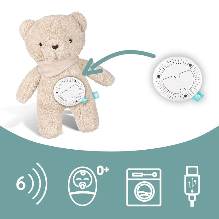 myHummy Schlummerbär 5in1 mit Licht beige Bear, Bear