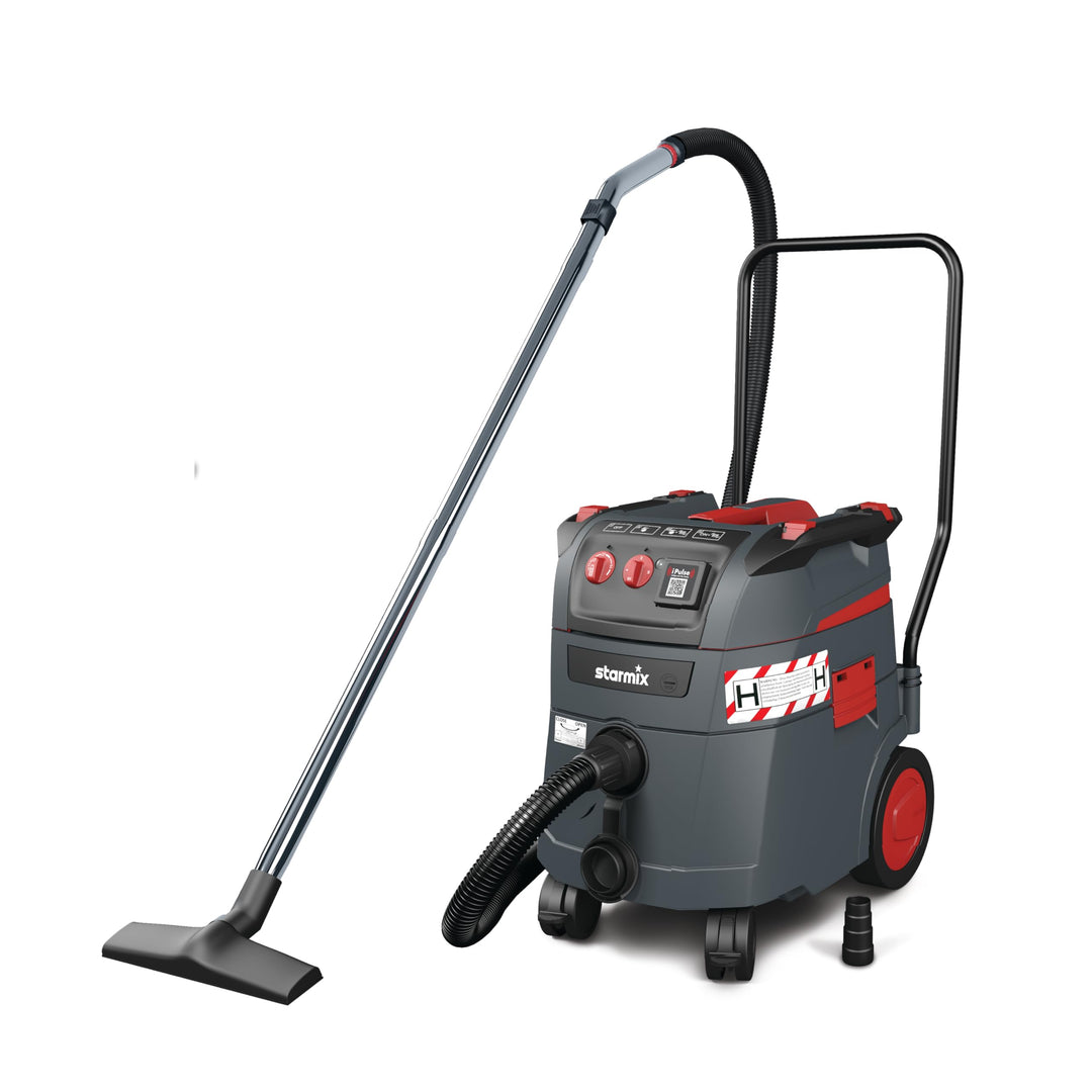 Starmix Nass- und Trockensauger iPulse H-1635 Safe Plus, hochwertiger Sicherheitssauger für Baustell