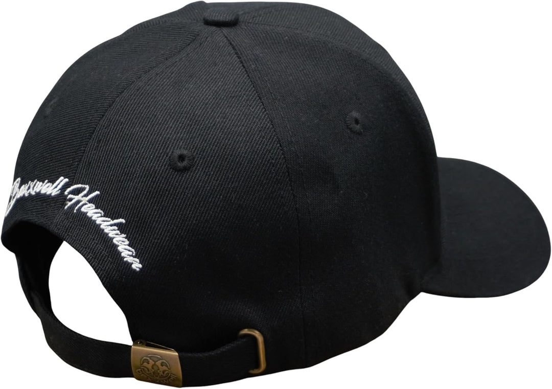 Bexxwell Baseball Cap schwarz mit Kreuz-Stickerei (optimale Passform, Kappe, Black, Baseballcap, Cro