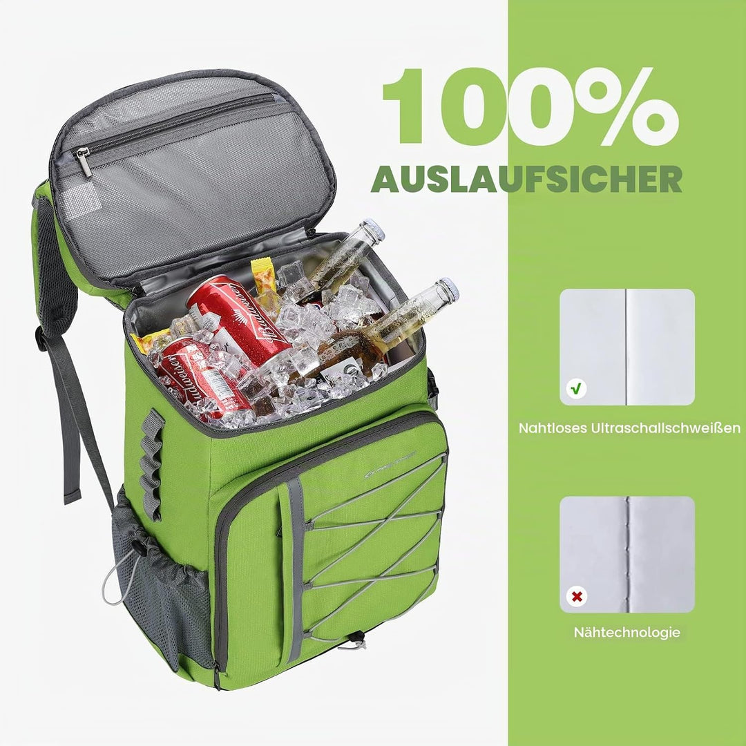 Maelstrom Kühlrucksack, 35 Dosen, auslaufsicher, isoliert, weiche Kühltasche, Camping-Kühler, Strand
