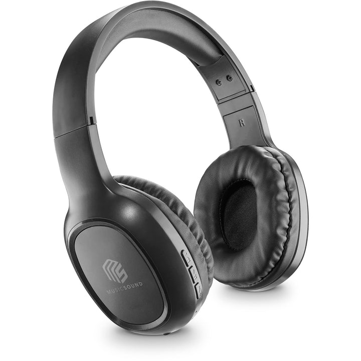 Music Sound | Bluetooth Kopfhörer Basic | Ohrmuschel-Bluetooth-Kopfhörer mit Ausziehbarem Kopfband –