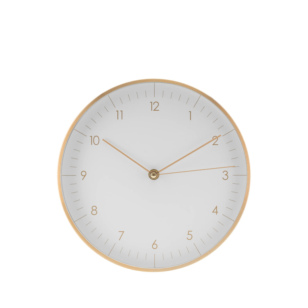 LUUK LIFESTYLE Minimalistische Quarz Wanduhr ohne Ticken, skandinavisches Design, Geschenk zum Einzu