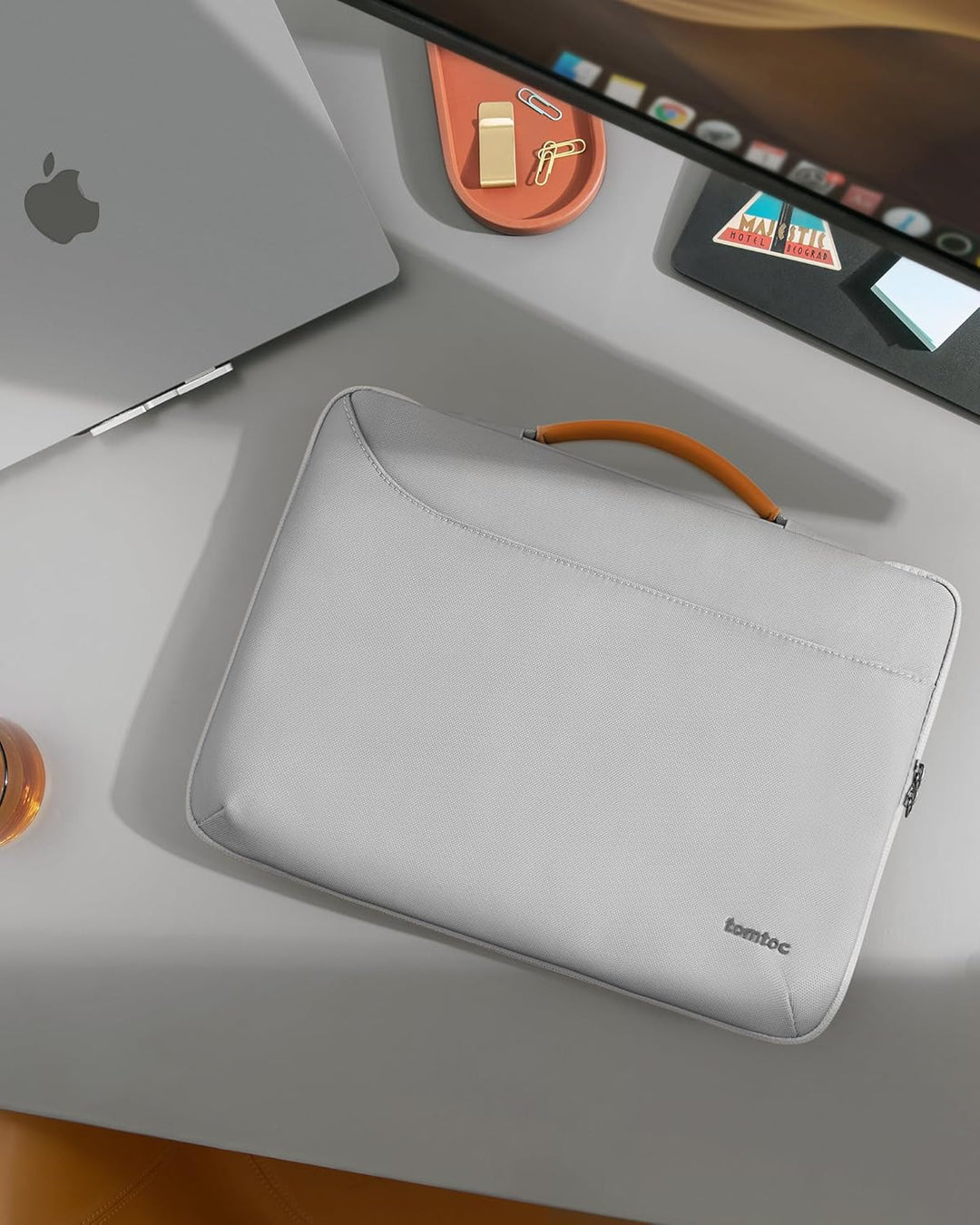 tomtoc 360° Tasche Hülle für Neu 13-Zoll MacBook Air 2025-2018 M4/M3/M2/M1, 13 Zoll MacBook Pro M2/M