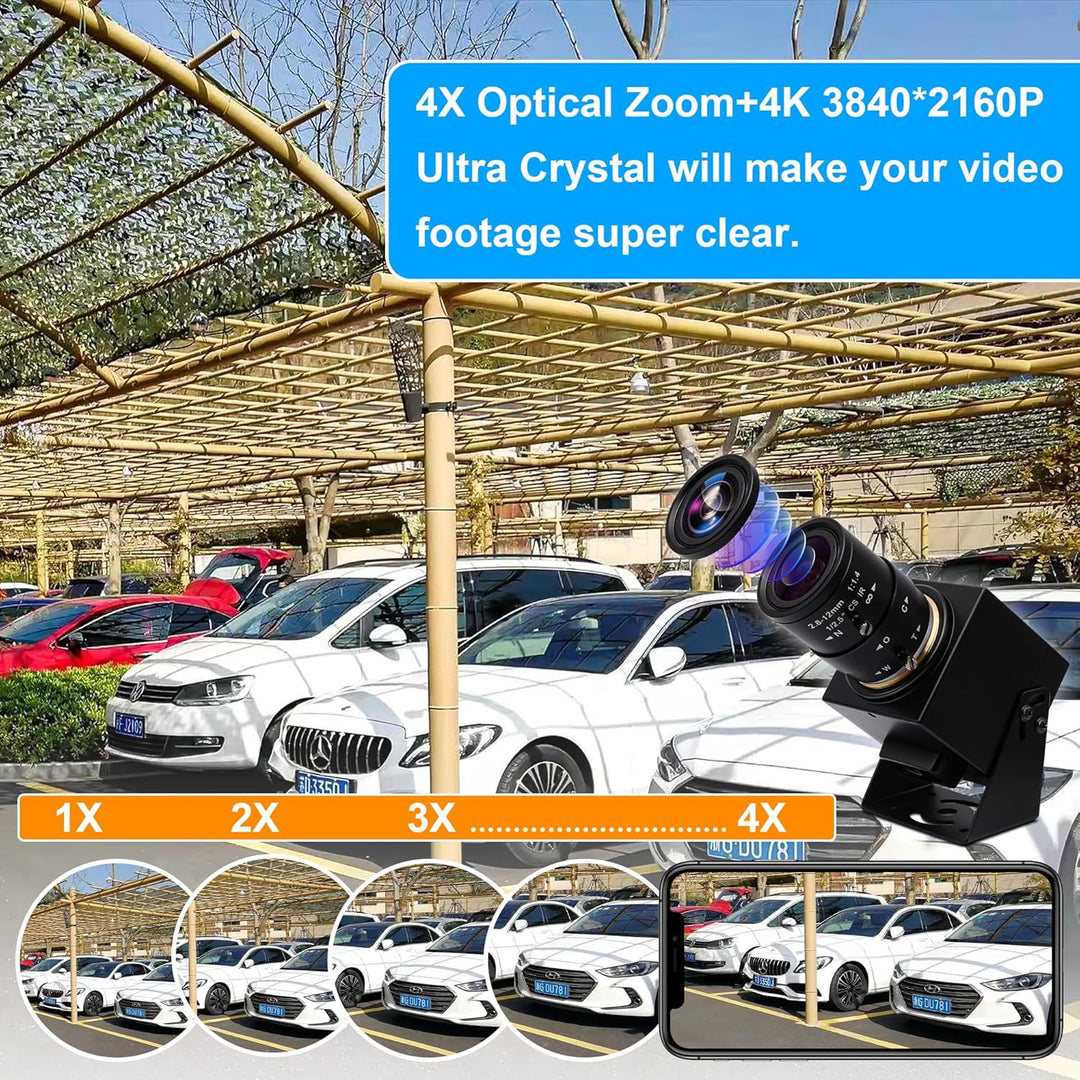 G 4K HDMI USB-Kamera Mit Manuellem Zoom Und Variablem Fokus - PC-Webcam, Mini Lightburn-Kamera für C