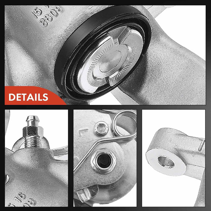 Frankberg 2x Bremssattel Bremszange Hinten Kompatibel mit A3 2003-2013 Octavia II 2004-2009 Golf V 2