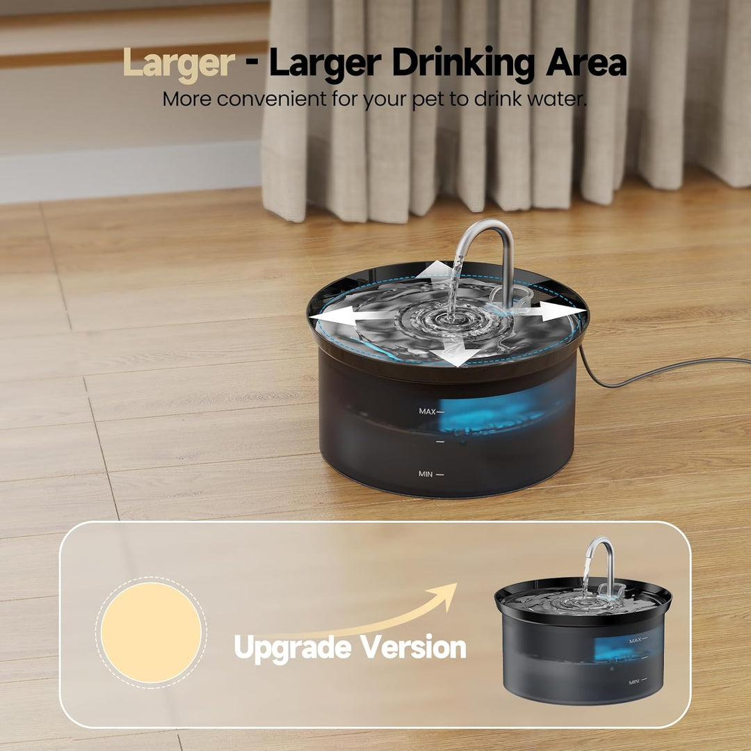BMDSAE Katzenbrunnen: Trinkbrunnen für Katze Haustierbrunnen Hund Wasserspender Aktivkohlefilter Kat