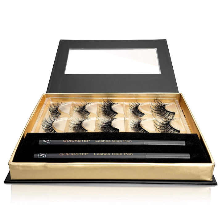 Quickstep Wimpern, Glamour-MIX-Set, Keine Magnete! Revolution im Lasheszeitalter. Bestsellerbox - SE