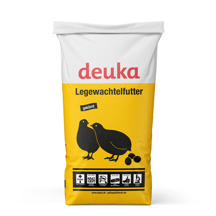deuka Legewachtelfutter | Wachtelfutter | Alleinfutter zur Rundumversorgung von Legewachteln | Geflü