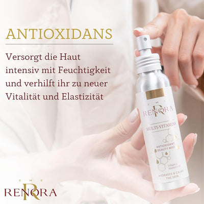 RENORA | Multi-Vitamins Gesichtsspray, Antioxidant Facial Beauty Gesichtsspray | Spendet Feuchtigkei