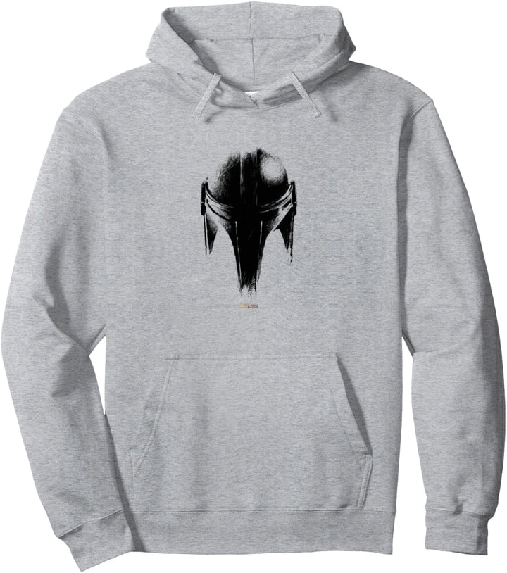 Star Wars The Mandalorian Metallic Helmet Pullover Hoodie