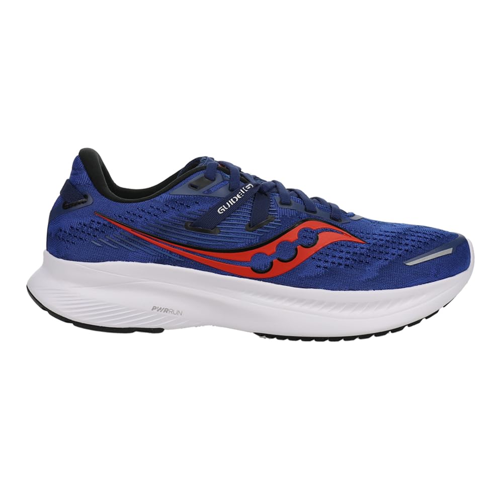 Saucony Herren Guida 16Laufschuh 43 EU Indigo Schwarz, 43 EU Indigo Schwarz