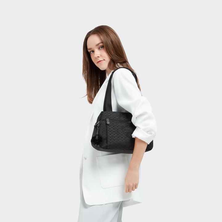Kipling Elysia bedruckte Umhängetasche Signature Emb, Signature Emb