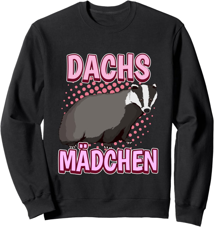 Kinder Dachs Mädchen Sachen Dachse Sweatshirt