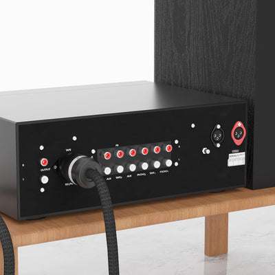 Monosaudio P903 HiFi Buchse Netzkabel 2.5Sq 1M Kupfer Abschirmung Kaltgerätekabel 2 polig Hi-End OFC