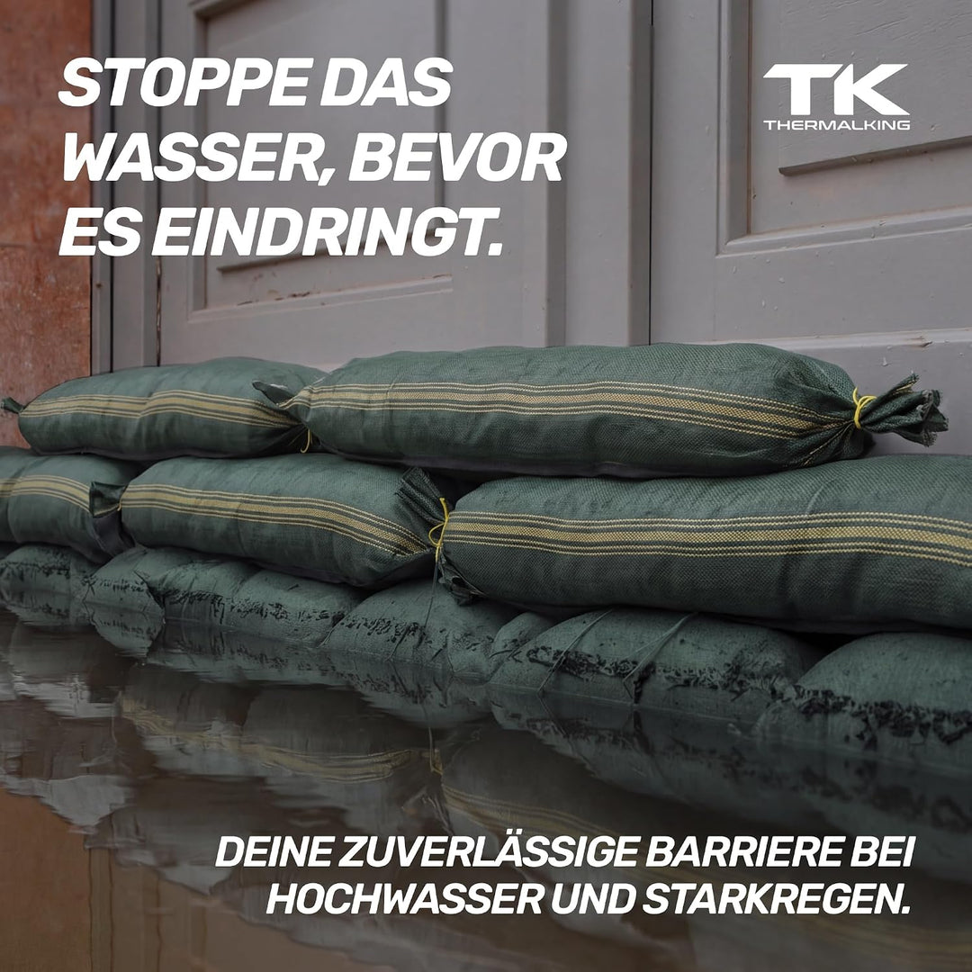 20x Sandsäcke - Sandsack Hochwasserschutz – Silosandsäcke ungefüllt – Silosäcke Wassersperre Hochwas